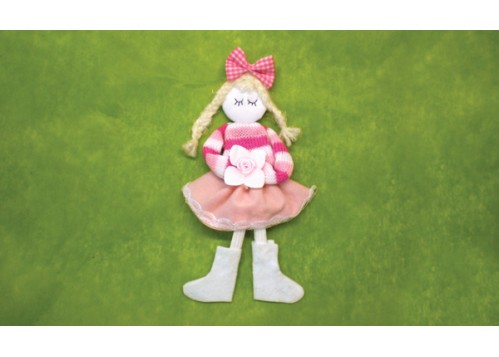 ΚΟΥΚΛΑΚΙ ΜΕΓΑΛΟ - ΚΟΡΙΤΣΑΚΙ ΛΟΥΛΟΥΔΙ 19x10cm 05172362 ΚΟΥΚΛΑΚΙ ΜΕΓΑΛΟ - ΚΟΡΙΤΣΑΚΙ ΛΟΥΛΟΥΔΙ 19x10cm 05172362