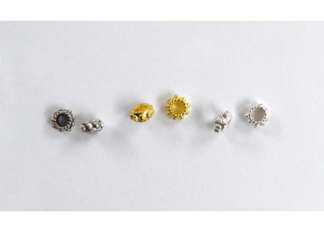 ΜΕΤΑΛΛΙΚΗ ΧΑΝΤΡΑ ΑΣΗΜΙ ΧΡΥΣΟ 6mm x 6mm 0517246