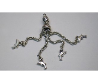 ΜΕΤΑΛΛΙΚΑ ΚΡΕΜΑΣΤΑ ΔΕΛΦΙΝΙΑ 6.5x0.9cm 0517251 ΜΕΤΑΛΛΙΚΑ ΚΡΕΜΑΣΤΑ ΔΕΛΦΙΝΙΑ 6.5x0.9cm 0517251