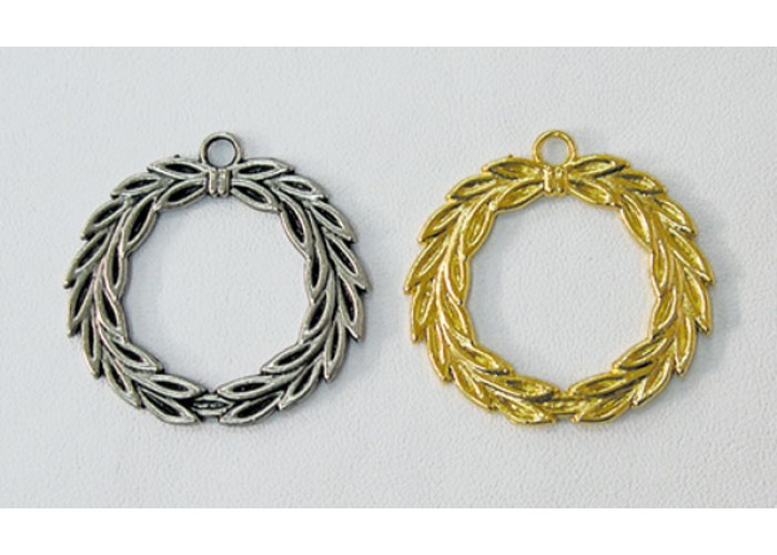 ΜΕΤΑΛΛΙΚΟ ΣΤΕΦΑΝΙ ΣΤΡΟΓΓ. ΦΥΛΛΟ ΕΛΙΑΣ 40mm x 41mm 0517367 ΜΕΤΑΛΛΙΚΟ ΣΤΕΦΑΝΙ ΣΤΡΟΓΓ. ΦΥΛΛΟ ΕΛΙΑΣ 40mm x 41mm 0517367