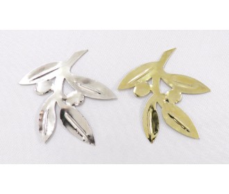 ΜΕΤΑΛΛΙΚΟ ΚΛΑΔΙ ΕΛΙΑΣ ΜΕΓΑΛΟ 6.6cm x 7cm 0517496 ΜΕΤΑΛΛΙΚΟ ΚΛΑΔΙ ΕΛΙΑΣ ΜΕΓΑΛΟ 6.6cm x 7cm 0517496