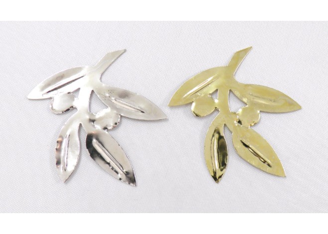 ΜΕΤΑΛΛΙΚΟ ΚΛΑΔΙ ΕΛΙΑΣ ΜΕΓΑΛΟ 6.6cm x 7cm 0517496 ΜΕΤΑΛΛΙΚΟ ΚΛΑΔΙ ΕΛΙΑΣ ΜΕΓΑΛΟ 6.6cm x 7cm 0517496