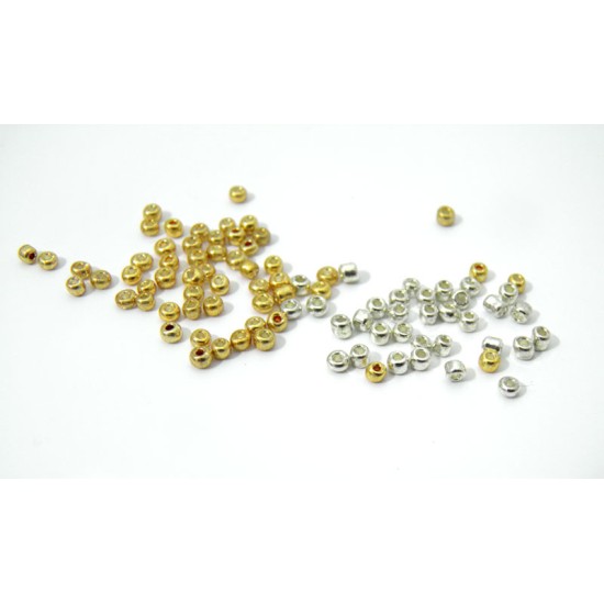ΧΑΝΤΡΑ ΜΙΝΙ ΧΡΥΣΟ ΑΣΗΜΙ ΜΕΤΑΛ 4mm 5000τεμ 0517624