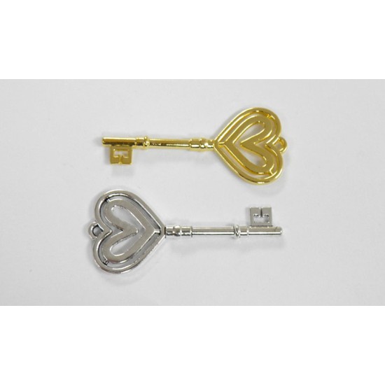 ΜΕΤΑΛΛΙΚΟ ΚΛΕΙΔΙ ΚΑΡΔΙΑ 3cm x 7cm 0517741