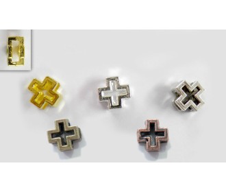 ΜΕΤΑΛΛΙΚΟΣ ΣΤΑΥΡΟΣ ΔΙΑΤΡΗΤΟΣ 10mm x 10mm 0517749 ΜΕΤΑΛΛΙΚΟΣ ΣΤΑΥΡΟΣ ΔΙΑΤΡΗΤΟΣ 10mm x 10mm 0517749