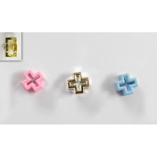 ΜΕΤΑΛΛΙΚΟΣ ΣΤΑΥΡΟΣ ΔΙΑΤΡΗΤΟΣ ME UV 10mm x 10mm 0517750 ΜΕΤΑΛΛΙΚΟΣ ΣΤΑΥΡΟΣ ΔΙΑΤΡΗΤΟΣ ME UV 10mm x 10mm 0517750