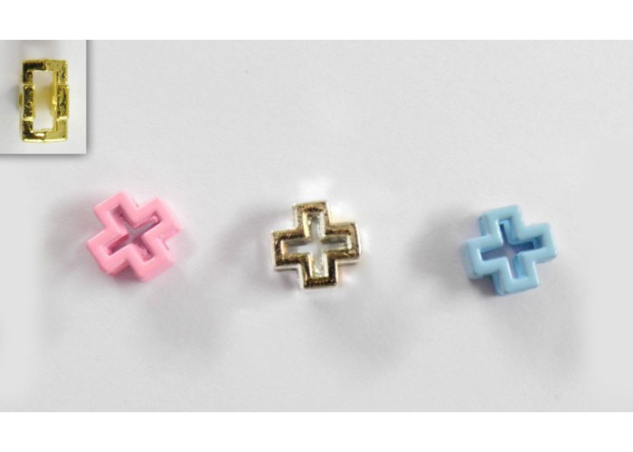 ΜΕΤΑΛΛΙΚΟΣ ΣΤΑΥΡΟΣ ΔΙΑΤΡΗΤΟΣ ME UV 10mm x 10mm 0517750 ΜΕΤΑΛΛΙΚΟΣ ΣΤΑΥΡΟΣ ΔΙΑΤΡΗΤΟΣ ME UV 10mm x 10mm 0517750