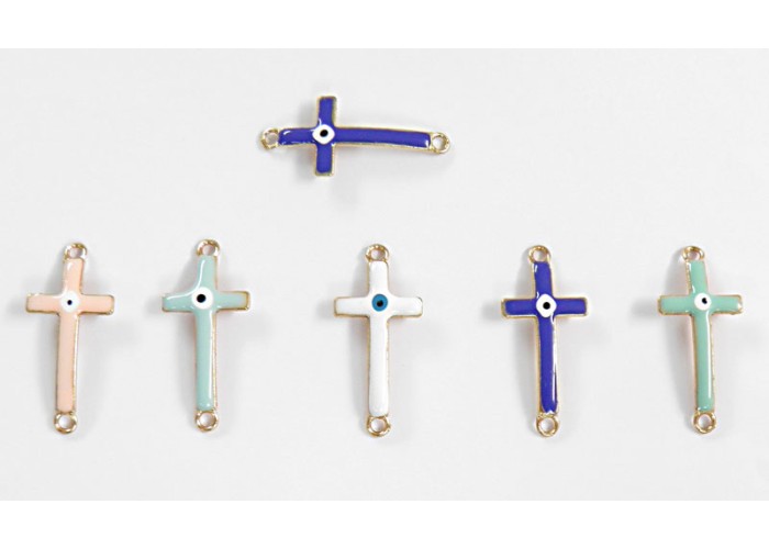 ΣΤΑΥΡΟΣ ΣΜΑΛΤΟ ΜΑΤΑΚΙ 2ΤΡΥΠΕΣ ΧΡΥΣΟΣ 16mm x 36mm 05177820 ΣΤΑΥΡΟΣ ΣΜΑΛΤΟ ΜΑΤΑΚΙ 2ΤΡΥΠΕΣ ΧΡΥΣΟΣ 16mm x 36mm 05177820
