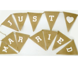 ΣΗΜΑΙΑΚΙΑ ΛΙΝΑΤΣΑ JUST MARRIED 13τεμ. 0517823 ΣΗΜΑΙΑΚΙΑ ΛΙΝΑΤΣΑ JUST MARRIED 13τεμ. 0517823