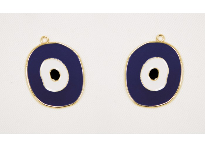 ΜΑΤΙ ΜΕΤΑΛΛΙΚΟ ΣΜΑΛΤΟ ΜΠΛΕ 32mm x 42mm 05178313