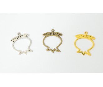 ΜΕΤΑΛΛΙΚΟ ΡΟΔΙ ΠΕΡΙΓΡΑΜΜΑ 35mm x 30mm B27615 0517865 ΜΕΤΑΛΛΙΚΟ ΡΟΔΙ ΠΕΡΙΓΡΑΜΜΑ 35mm x 30mm B27615 0517865