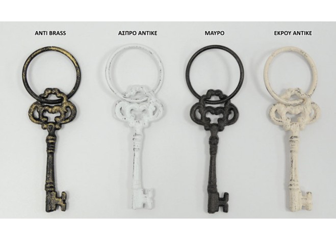 ΜΕΤΑΛΛΙΚΟ ΚΛΕΙΔΙ ΒΙΝΤΑΖ ΜΕ ΚΡΙΚΟ 12.5cm KZS9308 0517878