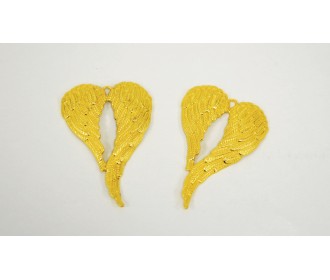 ΜΕΤΑΛΛΙΚΑ ΦΤΕΡΑ ΑΓΓΕΛΟΥ 45mm x 68mm B35118 0517939 ΜΕΤΑΛΛΙΚΑ ΦΤΕΡΑ ΑΓΓΕΛΟΥ 45mm x 68mm B35118 0517939