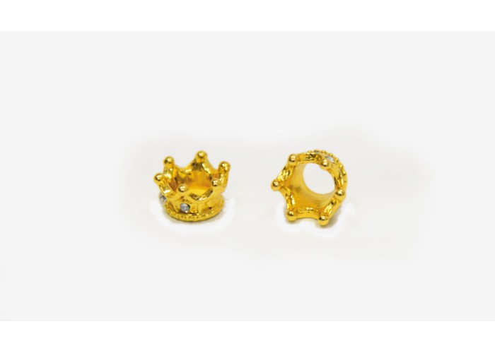 ΜΕΤΑΛΛΙΚΗ ΧΡΥΣΗ ΚΟΡΩΝΑ ΜΕ ΣΤΡΑΣ 7mm x 10mm B76369 0517946 ΜΕΤΑΛΛΙΚΗ ΧΡΥΣΗ ΚΟΡΩΝΑ ΜΕ ΣΤΡΑΣ 7mm x 10mm B76369 0517946