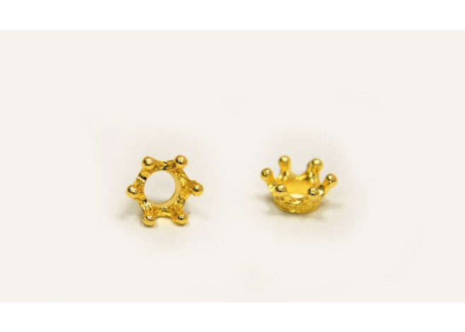 ΜΕΤΑΛΛΙΚΗ ΚΟΡΩΝΑ 3D 13mm x 8mm 43684 0517947 ΜΕΤΑΛΛΙΚΗ ΚΟΡΩΝΑ 3D 13mm x 8mm 43684 0517947