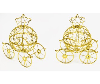 ΜΕΤΑΛΛΙΚΗ ΑΜΑΞΑ ΜΕ ΚΟΡΩΝΑ 12cm x 14.5cm 0517954 ΜΕΤΑΛΛΙΚΗ ΑΜΑΞΑ ΜΕ ΚΟΡΩΝΑ 12cm x 14.5cm 0517954
