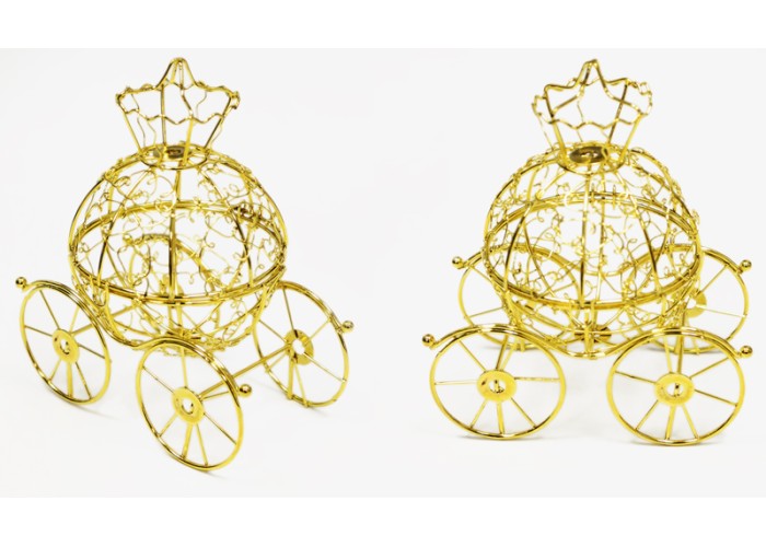 ΜΕΤΑΛΛΙΚΗ ΑΜΑΞΑ ΜΕ ΚΟΡΩΝΑ 12cm x 14.5cm 0517954 ΜΕΤΑΛΛΙΚΗ ΑΜΑΞΑ ΜΕ ΚΟΡΩΝΑ 12cm x 14.5cm 0517954