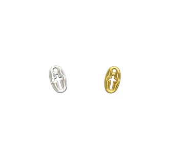 ΜΕΤΑΛΛΙΚΟΣ ΣΤΑΥΡΟΣ ΟΒΑΛ ΜΙΚΡΟΣ 0.7cm x 1.3cm 0517989 ΜΕΤΑΛΛΙΚΟΣ ΣΤΑΥΡΟΣ ΟΒΑΛ ΜΙΚΡΟΣ 0.7cm x 1.3cm 0517989