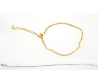 ΜΕΤΑΛΛΙΚΟ ΒΡΑΧΙΟΛΙ ΑΛΥΣΙΔΑ ΠΛΑΤΙΑ 18cm 0517993 ΜΕΤΑΛΛΙΚΟ ΒΡΑΧΙΟΛΙ ΑΛΥΣΙΔΑ ΠΛΑΤΙΑ 18cm 0517993