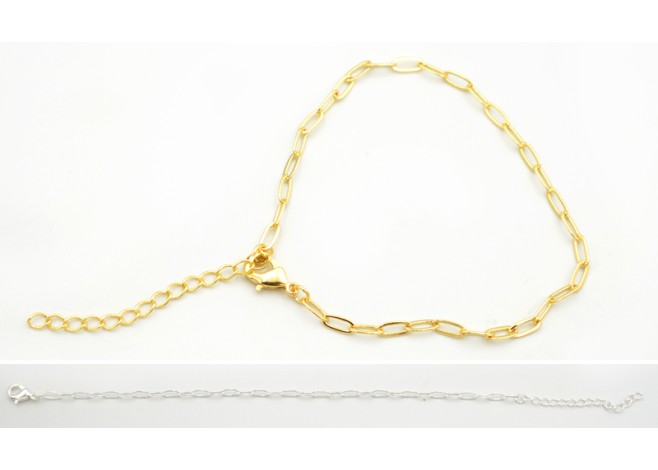 ΜΕΤΑΛΛΙΚΟ ΒΡΑΧΙΟΛΙ ΑΛΥΣΙΔΑ 18cm 0517994 ΜΕΤΑΛΛΙΚΟ ΒΡΑΧΙΟΛΙ ΑΛΥΣΙΔΑ 18cm 0517994