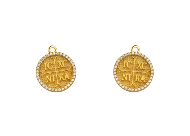 ΜΕΤΑΛΛΙΚΟ ΧΡΥΣΟ ΑΓΙΟΚΩΝΣΤΑΝΤΙΝΑΤΟ ΜΕ ΣΤΡΑΣ 0517995