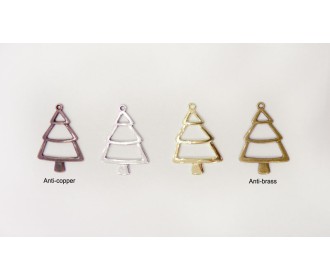 ΧΡΙΣΤΟΥΓΕΝΝΙΑΤΙΚΟ ΔΕΝΤΡΟ ΜΕΤΑΛΛΙΚΟ 40mm x 28mm 0518018