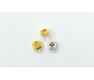 ΜΕΤΑΛΛΙΚΟΣ ΣΤΑΥΡΟΣ ΤΕΤΡΑΓΩΝΟΣ ΔΙΑΤΡΗΤΟΣ 9mm 73385 0518026