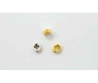 ΜΕΤΑΛΛΙΚΟΣ ΣΤΑΥΡΟΣ ΟΒΑΛ ΔΙΑΤΡΗΤΟΣ 10mm x 7mm A41510 0518028