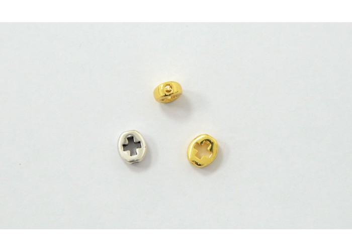 ΜΕΤΑΛΛΙΚΟΣ ΣΤΑΥΡΟΣ ΟΒΑΛ ΔΙΑΤΡΗΤΟΣ 10mm x 7mm A41510 0518028 ΜΕΤΑΛΛΙΚΟΣ ΣΤΑΥΡΟΣ ΟΒΑΛ ΔΙΑΤΡΗΤΟΣ 10mm x 7mm A41510 0518028