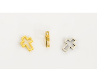 ΜΕΤΑΛΛΙΚΟΣ ΣΤΑΥΡΟΣ A35222 12mm x 15mm 0518052 ΜΕΤΑΛΛΙΚΟΣ ΣΤΑΥΡΟΣ A35222 12mm x 15mm 0518052