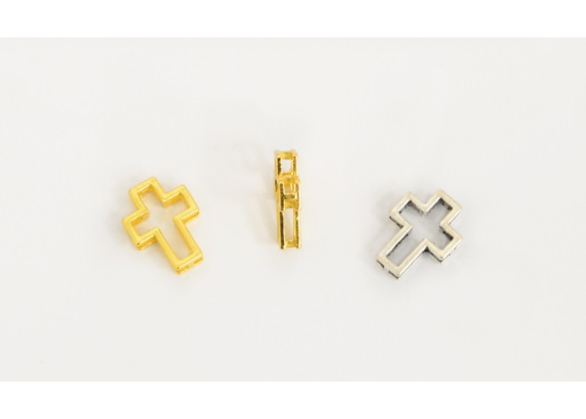ΜΕΤΑΛΛΙΚΟΣ ΣΤΑΥΡΟΣ A35222 12mm x 15mm 0518052 ΜΕΤΑΛΛΙΚΟΣ ΣΤΑΥΡΟΣ A35222 12mm x 15mm 0518052