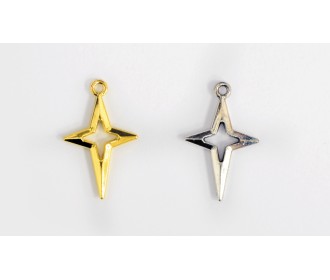 ΜΕΤΑΛΛΙΚΟΣ ΣΤΑΥΡΟΣ ΑΣΤΕΡΙ ΜΕΓΑΛΟ W-8590 17mm x 27mm 0518054 ΜΕΤΑΛΛΙΚΟΣ ΣΤΑΥΡΟΣ ΑΣΤΕΡΙ ΜΕΓΑΛΟ W-8590 17mm x 27mm 0518054