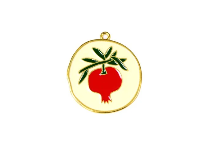 ΜΕΤΑΛΛΙΚΟ ΚΡΕΜΑΣΤΟ ΣΜΑΛΤΟ ΜΕ ΡΟΔΙ 82504 44mm x 48mm 0518057