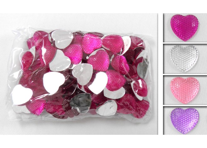 ΑΚΡΥΛΙΚΗ ΚΑΡΔΙΑ ΜΕΓΑΛΗ 2cm 100τεμ 0519041 ΑΚΡΥΛΙΚΗ ΚΑΡΔΙΑ ΜΕΓΑΛΗ 2cm 100τεμ 0519041