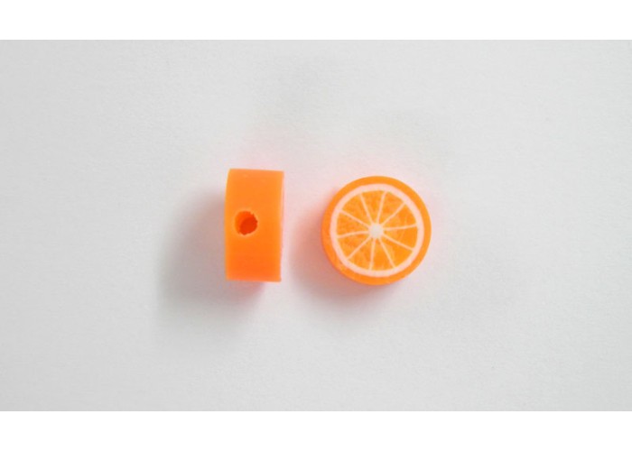 ΦΡΟΥΤΑΚΙ ΠΟΡΤΟΚΑΛΙ FIMO 1cm x 0.5cm 100τεμ 05190635