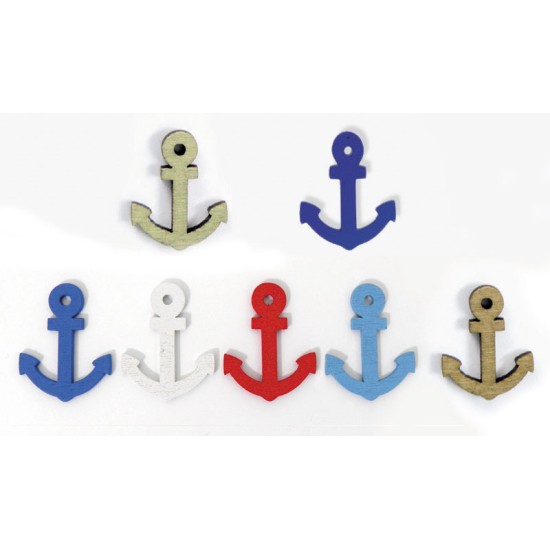 ΞΥΛΙΝΗ ΑΓΚΥΡΑ ΜΙΚΡΗ 2cm x 2.5cm 0519095