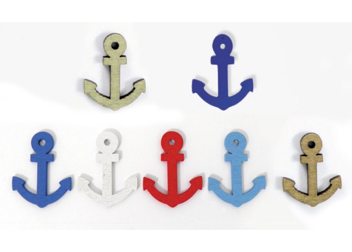 ΞΥΛΙΝΗ ΑΓΚΥΡΑ ΜΙΚΡΗ 2cm x 2.5cm 0519095