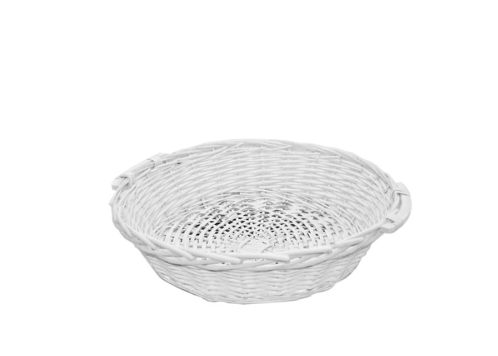ΚΑΛΑΘΙ ΣΤΡΟΓΓΥΛΟ ΑΣΠΡΟ 50cm x 12cm 0519102