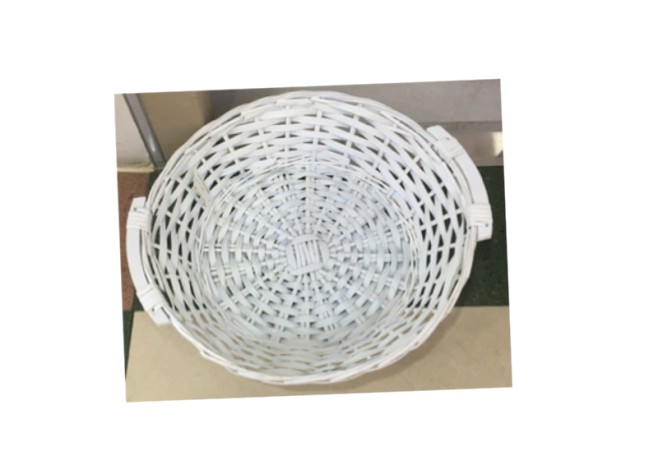 ΚΑΛΑΘΙ ΣΤΡΟΓΓΥΛΟ ΑΣΠΡΟ 55cm x 12cm 0519107 ΚΑΛΑΘΙ ΣΤΡΟΓΓΥΛΟ ΑΣΠΡΟ 55cm x 12cm 0519107