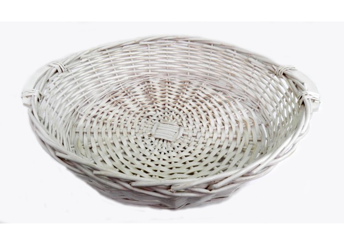 ΚΑΛΑΘΙ ΣΤΡΟΓΓΥΛΟ ΑΣΠΡΟ 53x14cm 0519123 ΚΑΛΑΘΙ ΣΤΡΟΓΓΥΛΟ ΑΣΠΡΟ 53x14cm 0519123