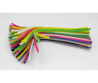 ΣΥΡΜΑ ΠΙΠΑΣ ΜΙΞ ΜΑΥΡΟ-ΚΙΤΡΙΝΟ κλπ 20cm 100τεμ 05191672