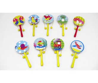 ΞΥΛΙΝΑ ΤΥΜΠΑΝΑΚΙΑ ΣΤΡΟΓΓΥΛΑ 15cm x 7cm 0519194