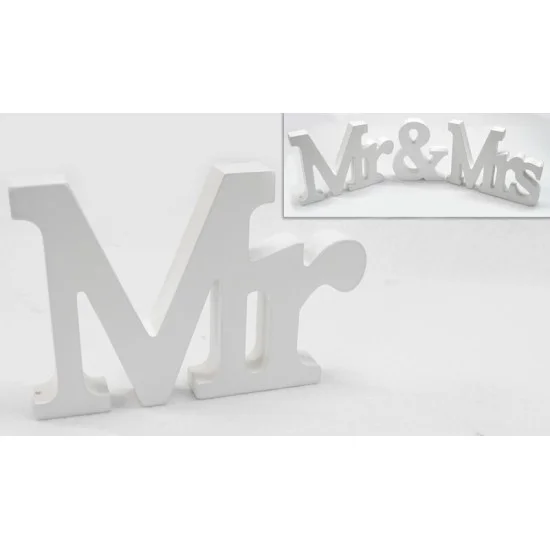 ΞΥΛΙΝΟ Mr & Mrs, ΓΡΑΜΜΑΤΑ MR 15cm x 11cm 0519285
