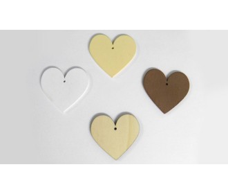 ΞΥΛΙΝΗ ΚΑΡΔΙΑ ΝΕΑ 4.5cm x 4.5cm 0519301 ΞΥΛΙΝΗ ΚΑΡΔΙΑ ΝΕΑ 4.5cm x 4.5cm 0519301