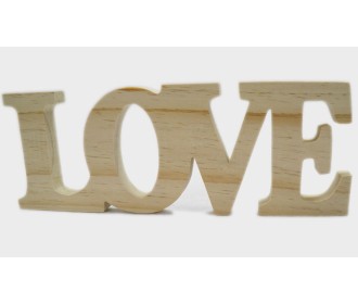 ΞΥΛΙΝΟ LOVE 31cm x 11cm ΦΥΣΙΚΟ 0519306 ΞΥΛΙΝΟ LOVE 31cm x 11cm ΦΥΣΙΚΟ 0519306