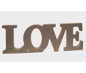 ΞΥΛΙΝΟ LOVE MDF 31cm x 11cm 0519381 ΞΥΛΙΝΟ LOVE MDF 31cm x 11cm 0519381