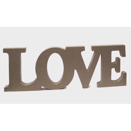 ΞΥΛΙΝΟ LOVE MDF 31cm x 11cm 0519381