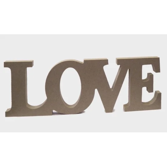 ΞΥΛΙΝΟ LOVE MDF 31cm x 11cm 0519381