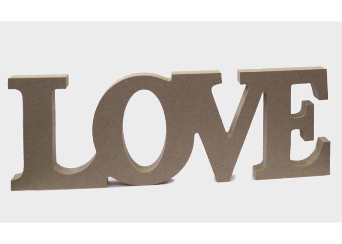 ΞΥΛΙΝΟ LOVE MDF 31cm x 11cm 0519381 ΞΥΛΙΝΟ LOVE MDF 31cm x 11cm 0519381