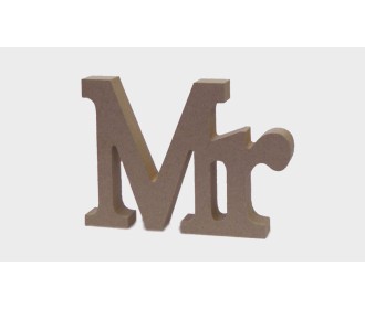 ΞΥΛΙΝΟ Mr & Mrs, ΓΡΑΜΜΑΤΑ MR 15cm x 11cm MDF 0519382 ΞΥΛΙΝΟ Mr & Mrs, ΓΡΑΜΜΑΤΑ MR 15cm x 11cm MDF 0519382